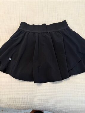 lululemon athletica Black Athletic Skort with Logo